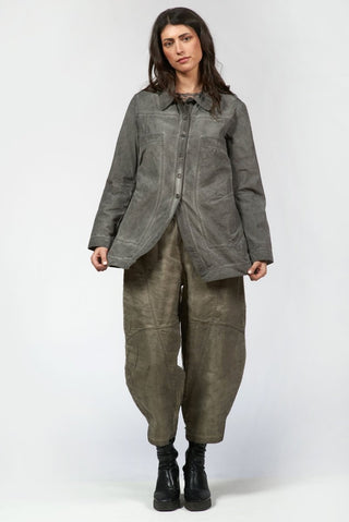 Denim - Style Short Jacket with Large Pockets - Baci Fashion