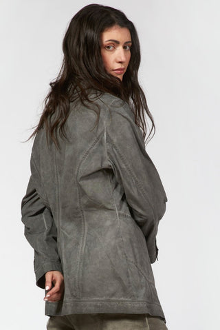 Denim - Style Short Jacket with Large Pockets - Baci Fashion