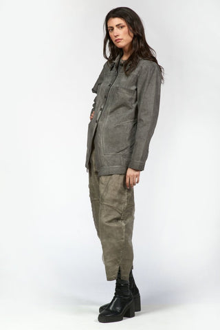 Denim - Style Short Jacket with Large Pockets - Baci Fashion