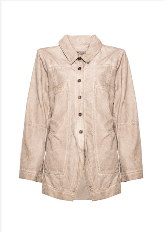 Denim - Style Short Jacket with Large Pockets - Baci Fashion