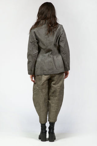 Denim - Style Short Jacket with Large Pockets - Baci Fashion