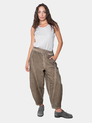 Diagonal Seam Barrel Pants - Baci Fashion