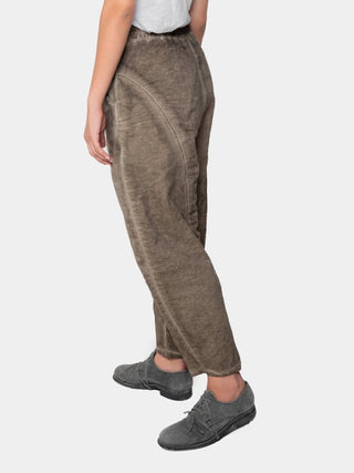 Diagonal Seam Barrel Pants - Baci Fashion
