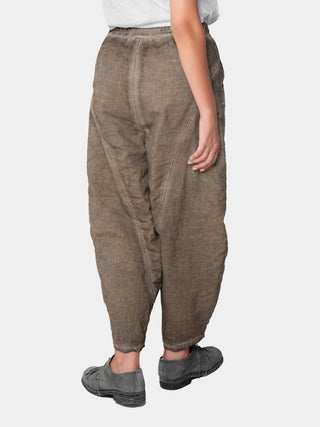 Diagonal Seam Barrel Pants - Baci Fashion