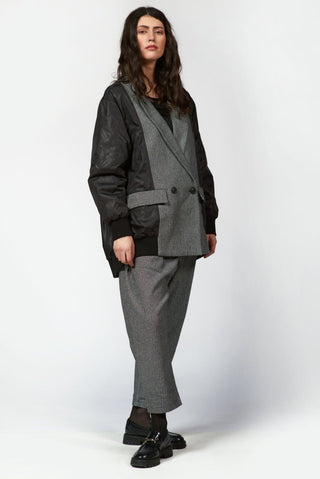 Double Breasted Bomber Jacket - Baci Fashion