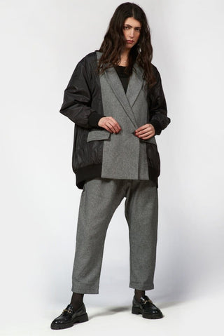 Double Breasted Bomber Jacket - Baci Fashion