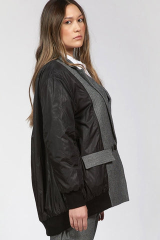 Double Breasted Bomber Jacket - Baci Fashion