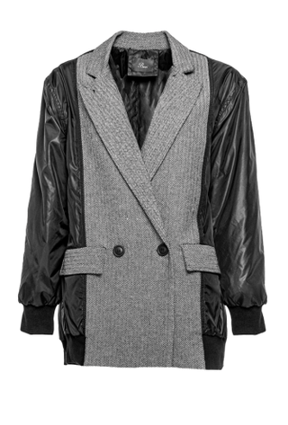 Double Breasted Bomber Jacket - Baci Fashion