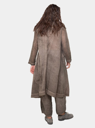 Double Breasted Duster Coat - Baci Fashion