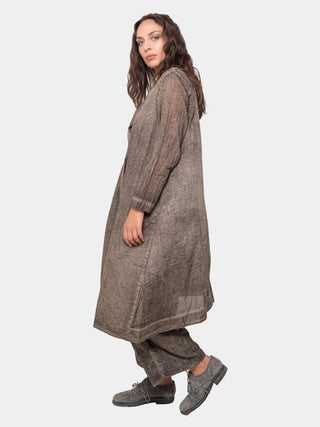 Double Breasted Duster Coat - Baci Fashion