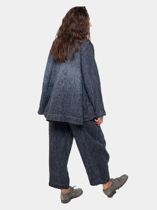 Double Breasted Linen Jacket - Baci Fashion