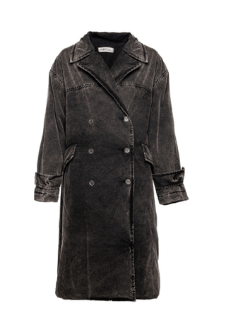 Double - Breasted Long Coat - Baci Fashion