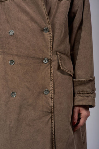 Double - Breasted Long Coat - Baci Fashion