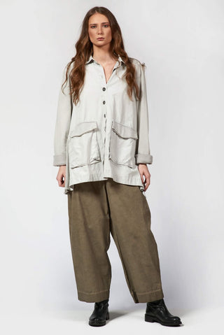 Double Fabric Cargo Jacket - Baci Fashion