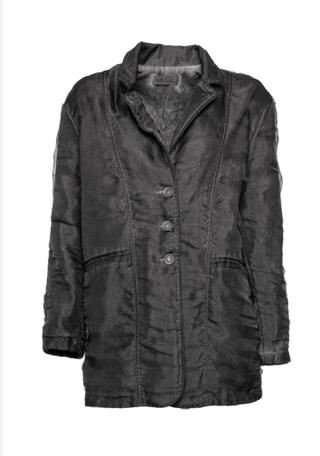 Double - Layer Jacket with Organza Overlay - Baci Fashion