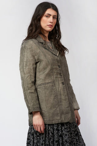 Double - Layer Jacket with Organza Overlay - Baci Fashion