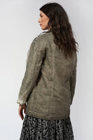 Double - Layer Jacket with Organza Overlay - Baci Fashion