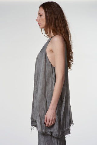 Double Layer Top with Halter Neckline - Baci Fashion