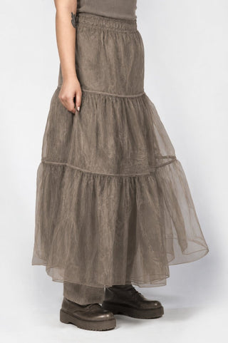 Double-Layered Flounced Skirt - Baci Fashion