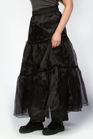 Double - Layered Flounced Skirt - Baci Fashion