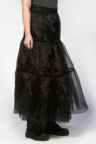 Double - Layered Flounced Skirt - Baci Fashion