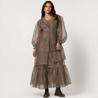 Double-Layered Flounced Skirt - Baci Fashion
