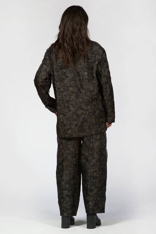 Double - Layered Organza Printed Jacket - Baci Fashion