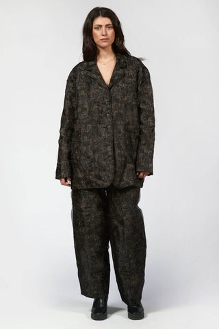 Double - Layered Organza Printed Jacket - Baci Fashion