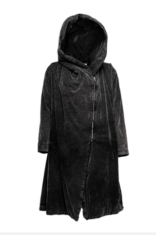 Double Zip Hooded Coat - Baci Fashion