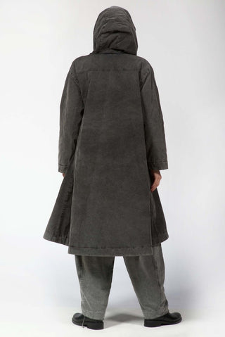 Double Zip Hooded Coat - Baci Fashion