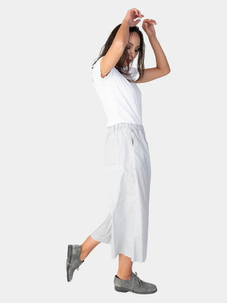 Dropped Pocket Wide Leg Capri - Baci Fashion