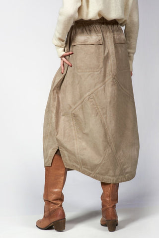 Egg - Shaped Skirt with Side Slits - Baci Fashion