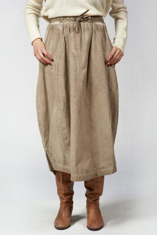 Egg - Shaped Skirt with Side Slits - Baci Fashion