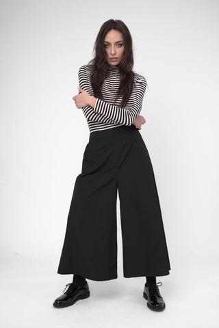 Elastic Cotton Skirt Pant - Baci Fashion