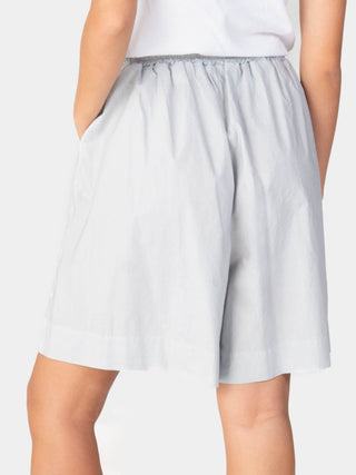 Elastic Tie Waist Cotton Boxy Shorts - Baci Fashion