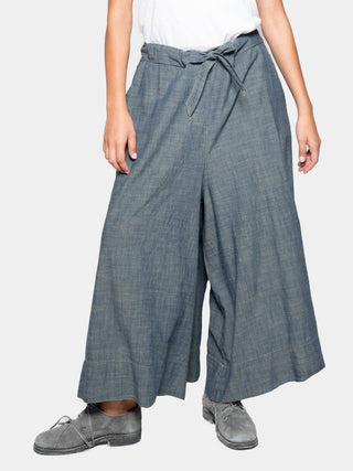 Elastic Tie Waist Culotte - Baci Fashion