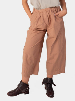 Elastic Waist Cotton Culottes - Baci Fashion