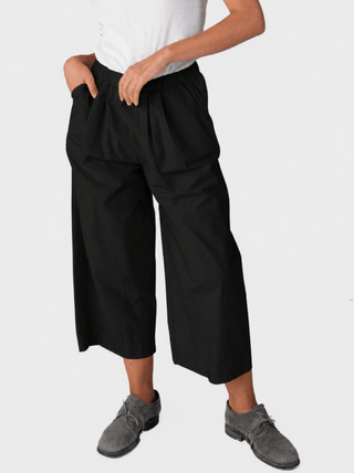 Elastic Waist Organic Cotton Culottes - Baci Fashion