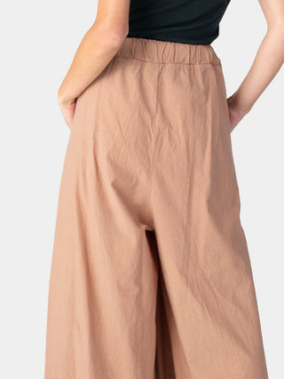 Elastic Waist Organic Cotton Gauchos - Baci Fashion