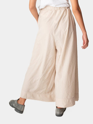 Elastic Waist Organic Cotton Gauchos - Baci Fashion