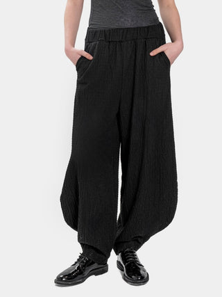 Embossed Amphora Trousers - Baci Fashion