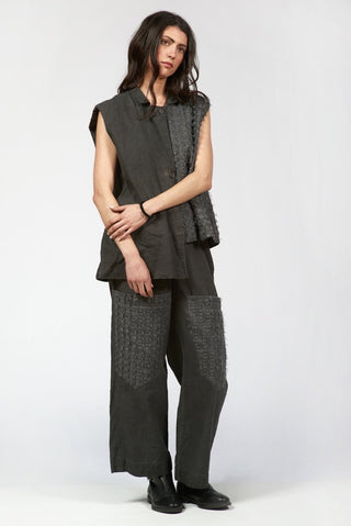 Embroidered Pocket Pants - Baci Fashion