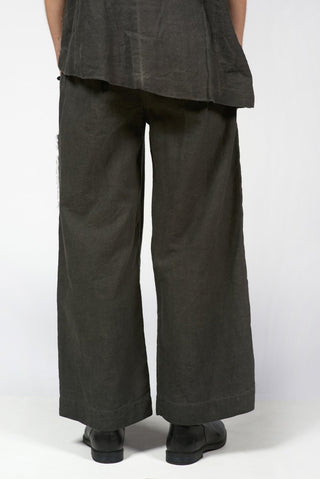 Embroidered Pocket Pants - Baci Fashion