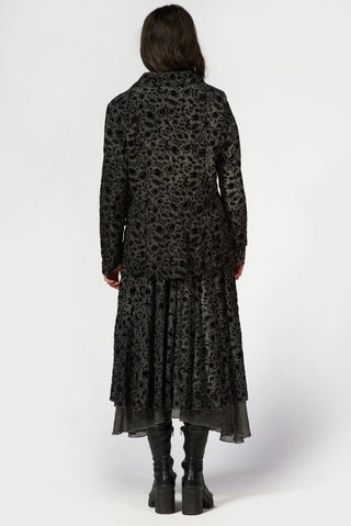 Flocked Blazer Dress - Baci Fashion