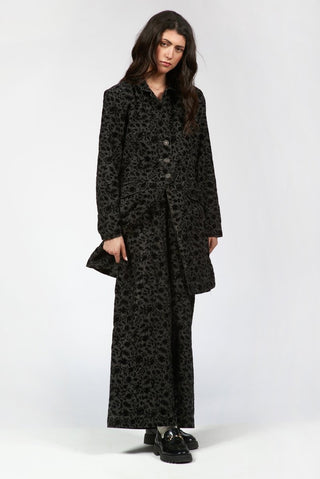 Flocked Palazzo Pants - Baci Fashion