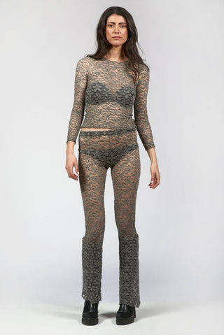 Flower Lace Pants - Baci Fashion