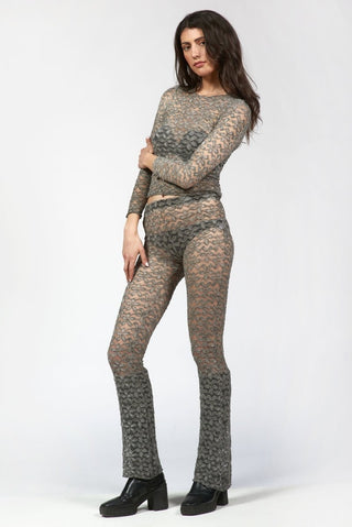 Flower Lace T-Shirt - Baci Fashion