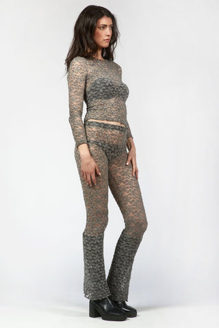 Flower Lace T-Shirt - Baci Fashion