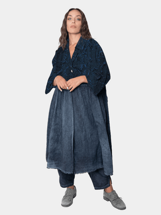 Fringe Oversized Kimono Jacket - Baci Fashion