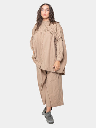 Gathered Yoke Blouse - Baci Fashion